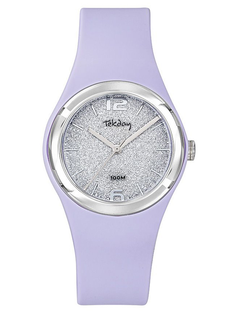 Montre Tekday violettes et paillettes