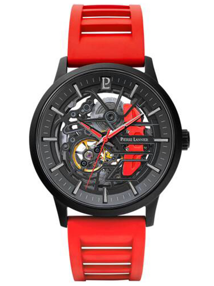 Montre homme automatique Paddock Pierre Lannier rouge