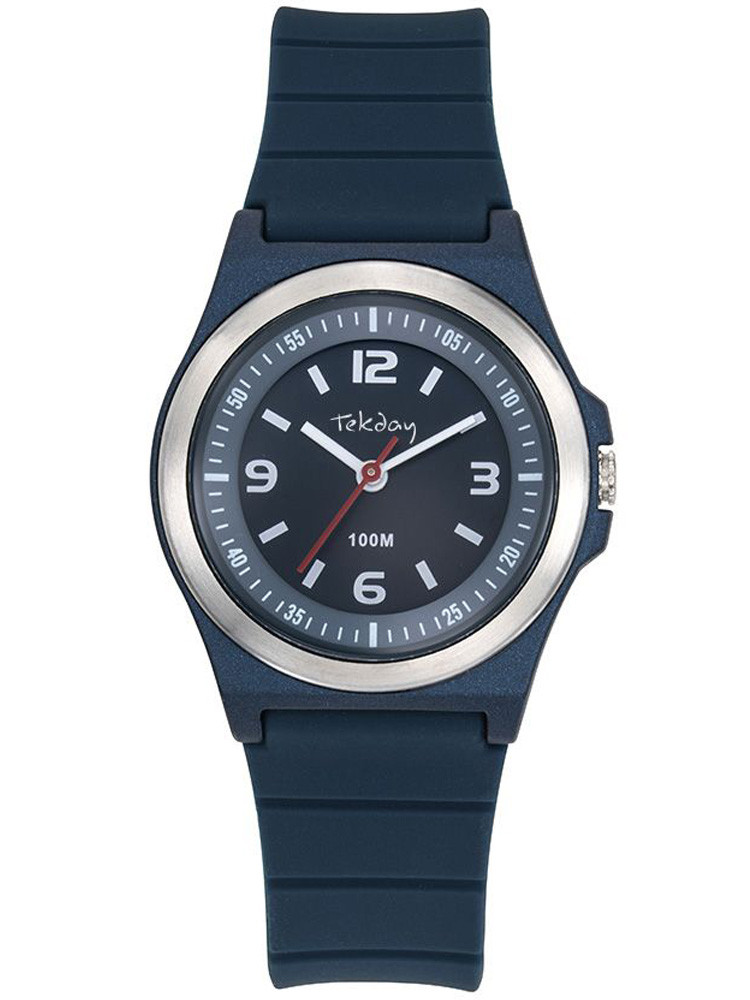 Montre Tekday bleue allure sport 654710