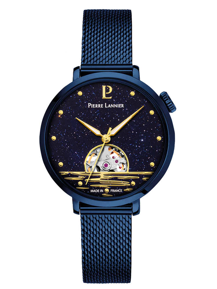 Montre femme Pierre Lannier toute bleue