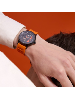 Montre homme automatique Pierre Lannier orange