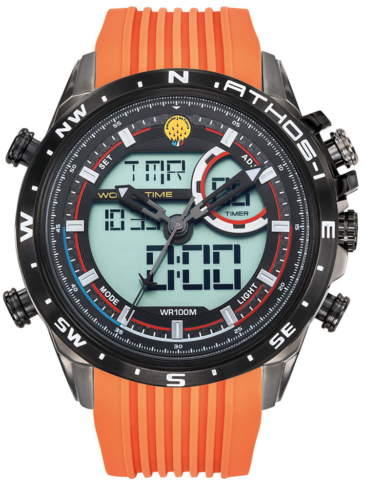 Montre homme Patrouille de France orange Athos 1