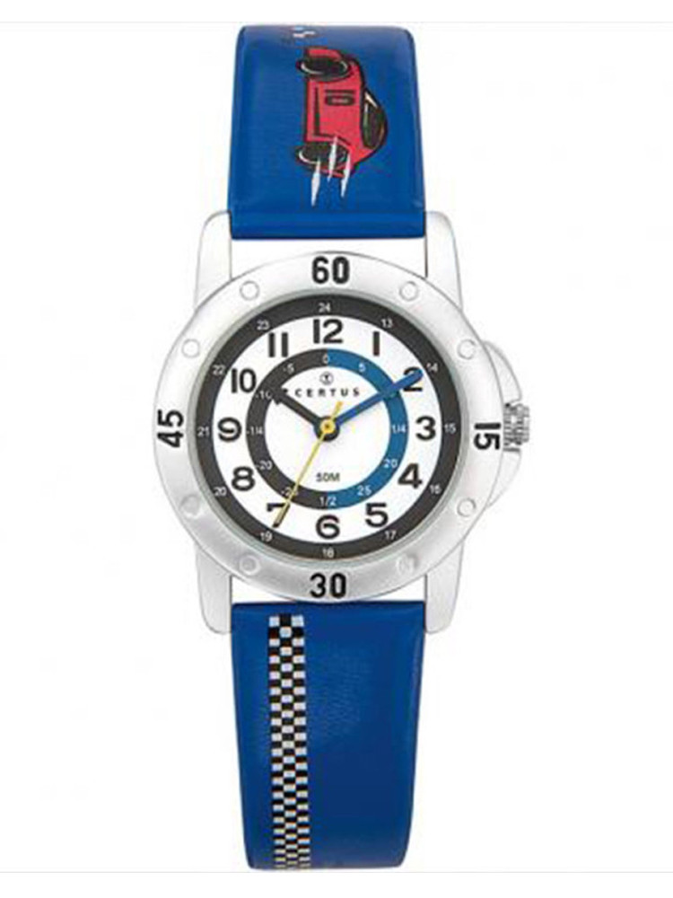 Montre enfant Certus bleue voiture