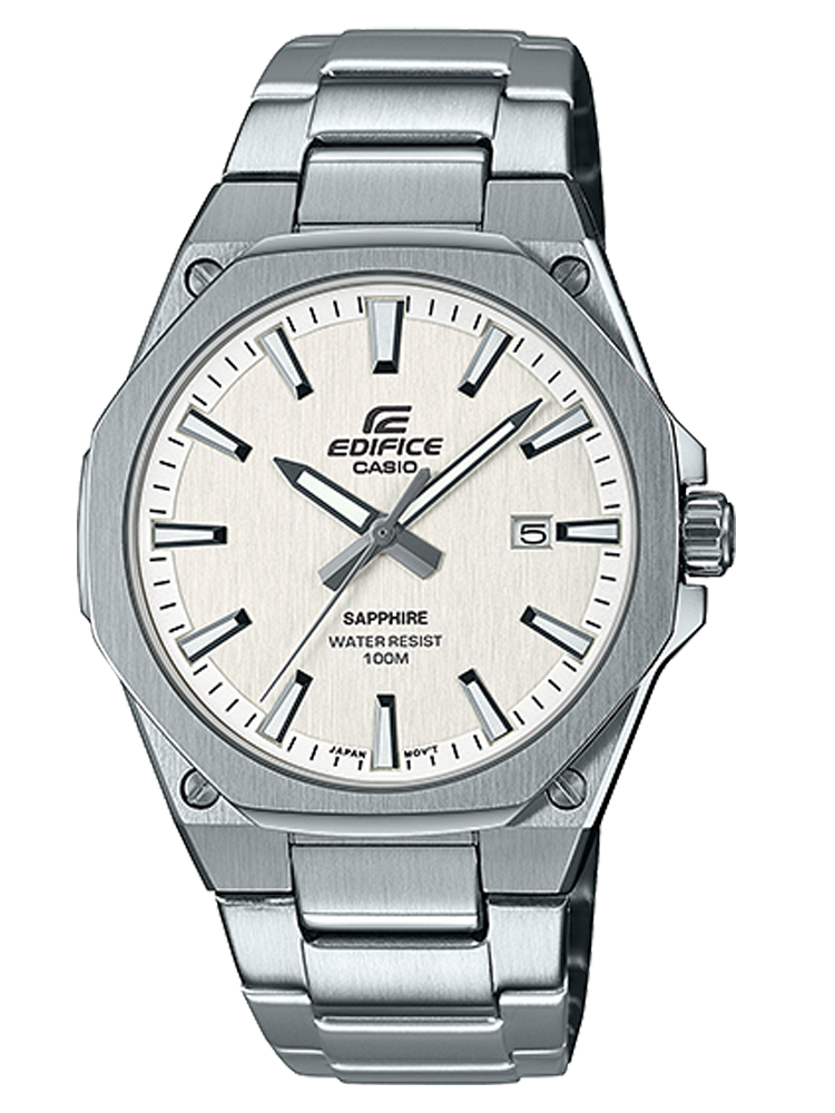 Montre Casio verre saphir ultraplate cadran gris