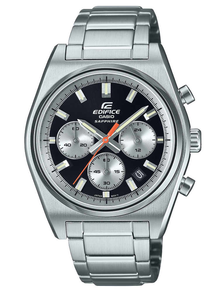 Chronographe homme Casio acier